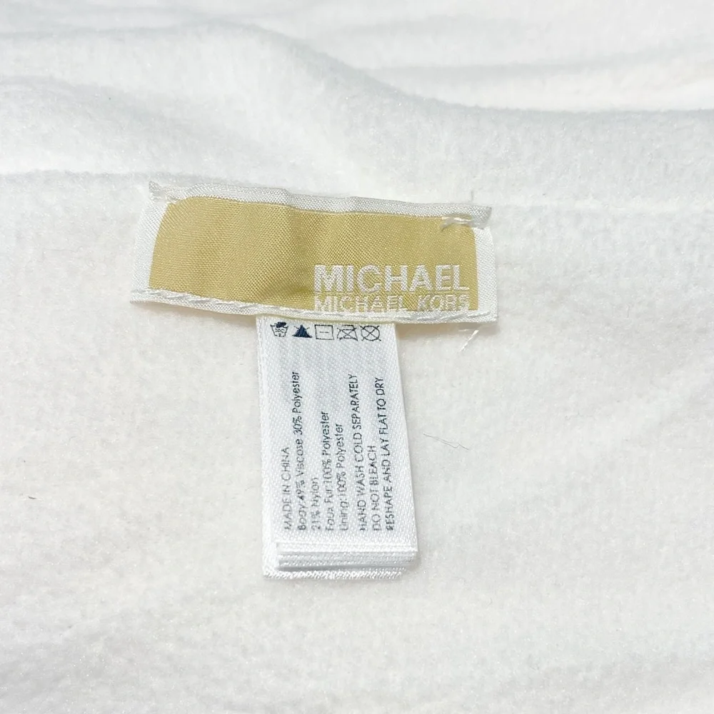 Michael Kors Pink Knit Beanie with Pom Pom